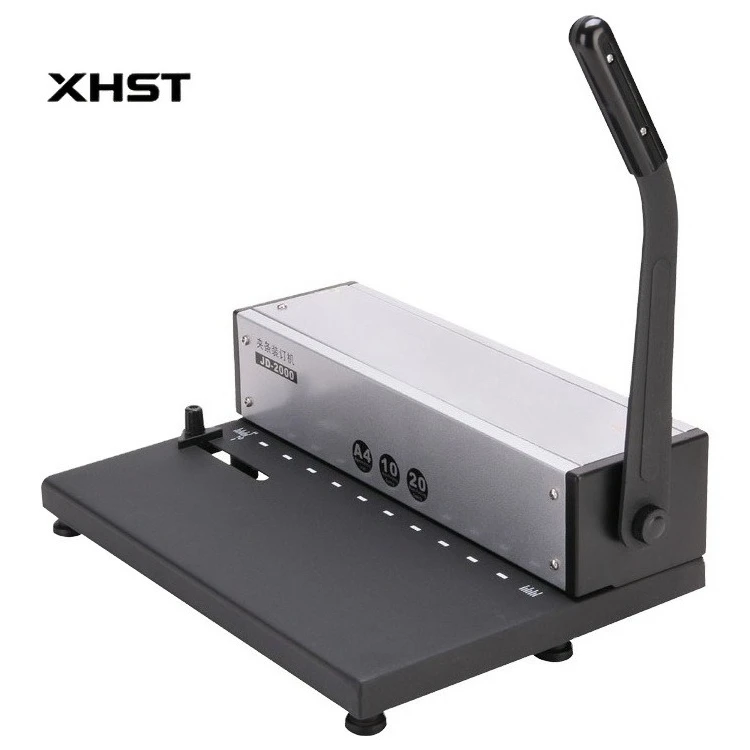 Manual Press Strip Binder Clip Making Machine JD-2000 A4 Size Plastic Strip Machine