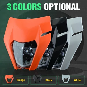 PowerZone-دراجة نارية مصباح LED ، مصباح أمامي ، مصباح أمامي ، سوبرموتو هدية ، KTM ، EXC ، SXF ، MX ، دراجة ترابية ، إندورو أعلى 6 مبيعات KTM LED Grimace - رقم 6