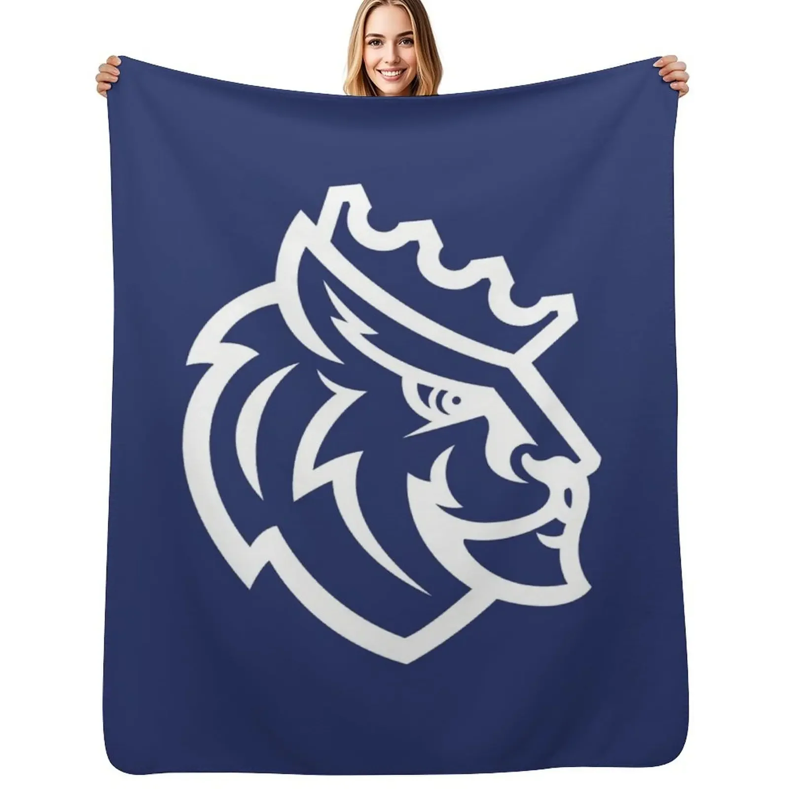 

Queens University of Charlotte Throw Blanket Thins Bed linens Summer warm for winter Blanket