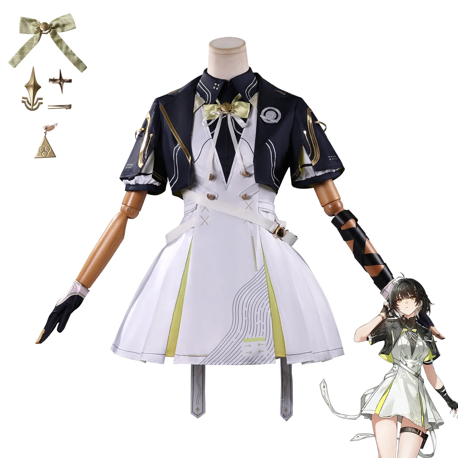 

Game Wuthering Waves Rover Woman New Skin Cosplay Costume Wig Anime WuWa Rover Carnival Halloween Comic Party Clothing