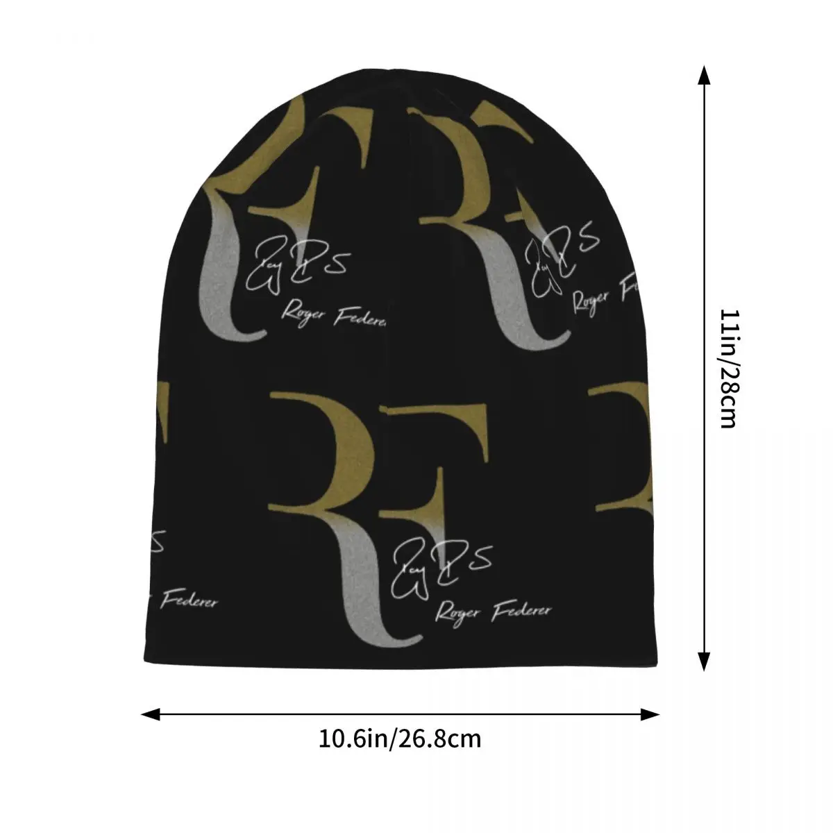 Roger Federer Skullies Beanies Hats Warm Autumn Winter Outdoor Cap Knitted Bonnet Caps for Unisex Adult