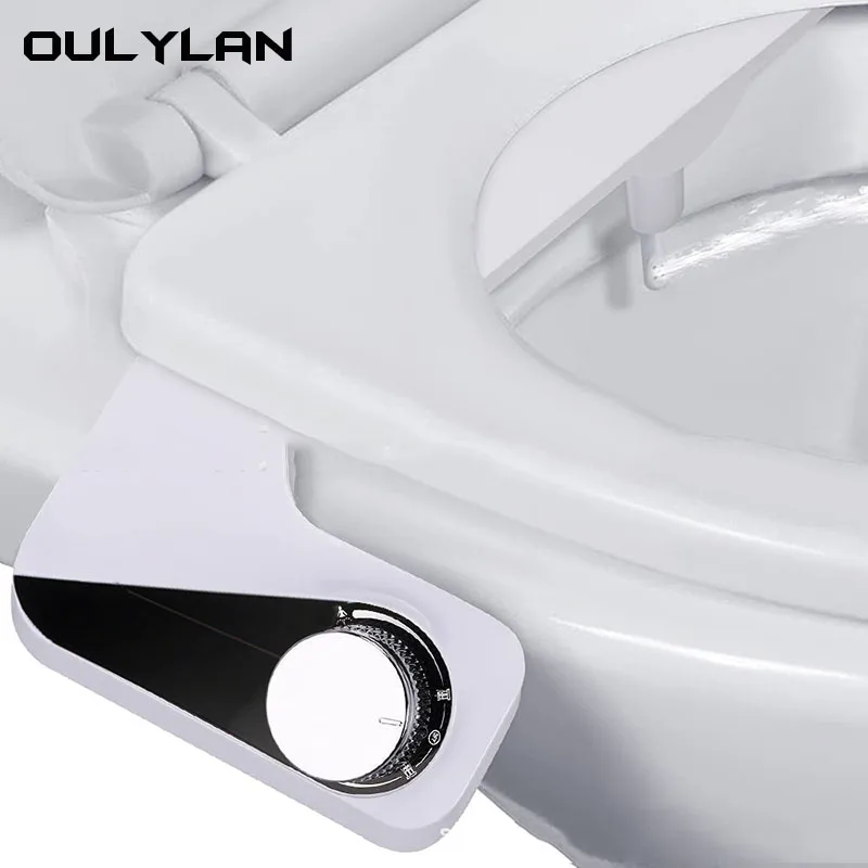 

New Toilet Bidet Attachment Bathroom Accessories Women Ass Washers Dual Nozzle Bidet for Toilet Spray Cleaners Bidet Attachment