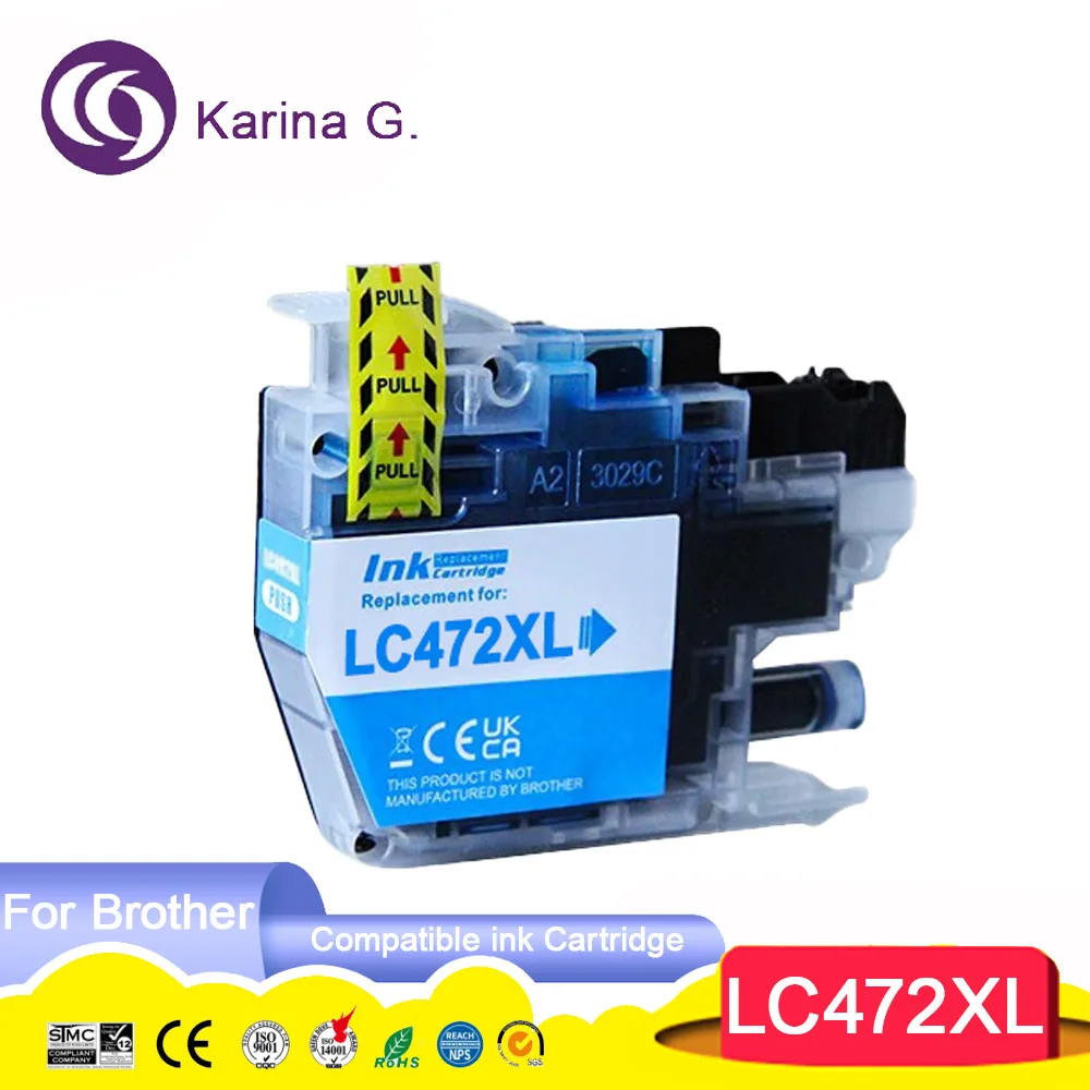 High Capacity LC472XL LC472 Premium Color Compatible Printer Ink Cartridge for Brother MFC-J2340DW MFC-J3540DW MFC-J3940DW