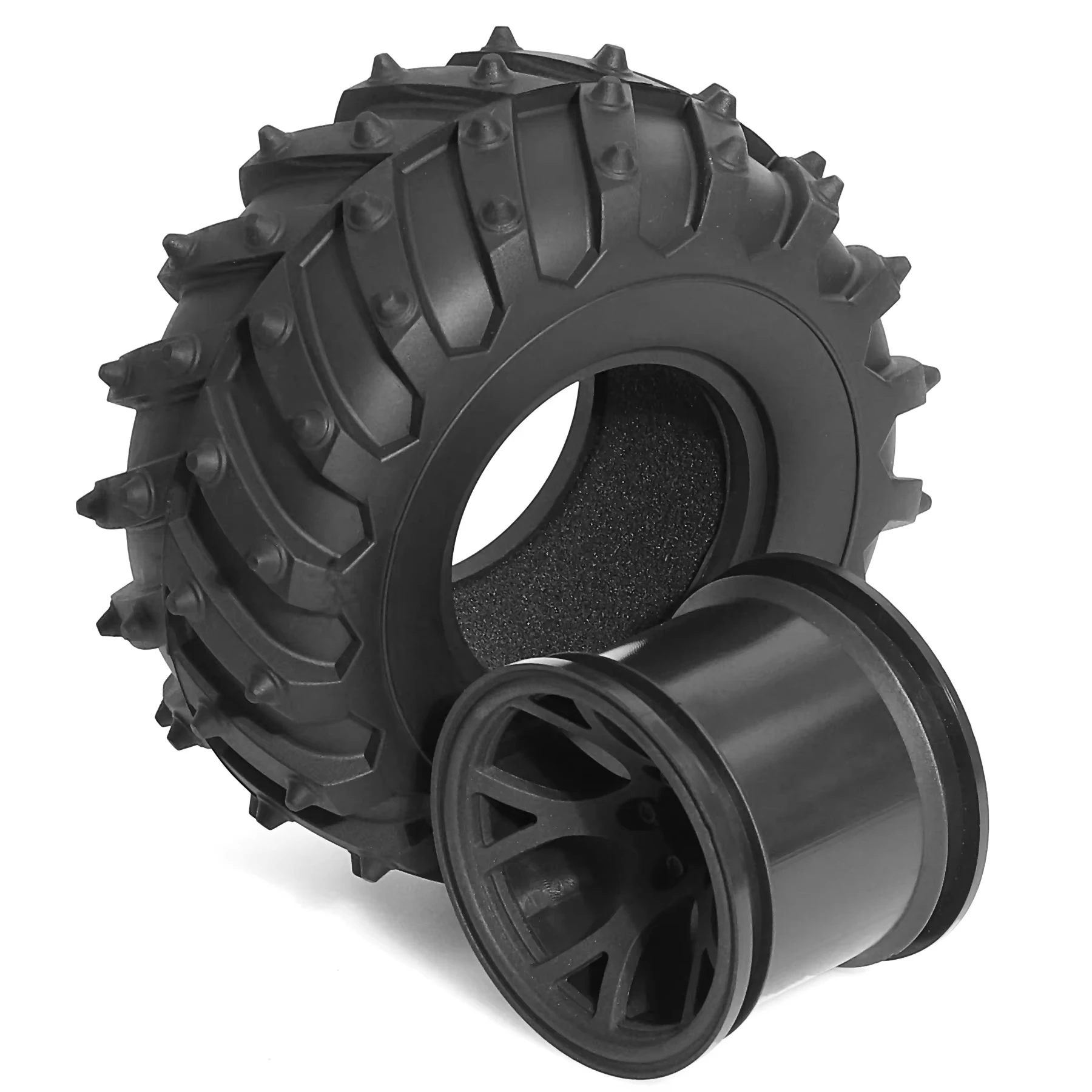 4 Peças de Rodas de Plástico d - Rc Truck Monster avaliação e preço