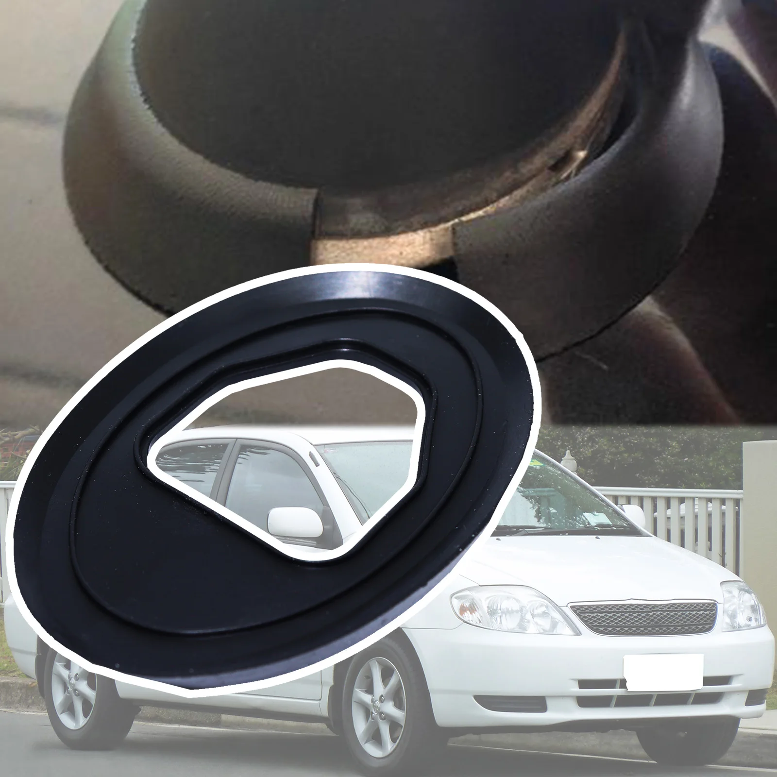 Para toyota corolla e120 e130 allex 2000 2001 2002 2003 2004 2005 2006 mastro do telhado chicote antena base de borracha vedação da gaxeta almofada