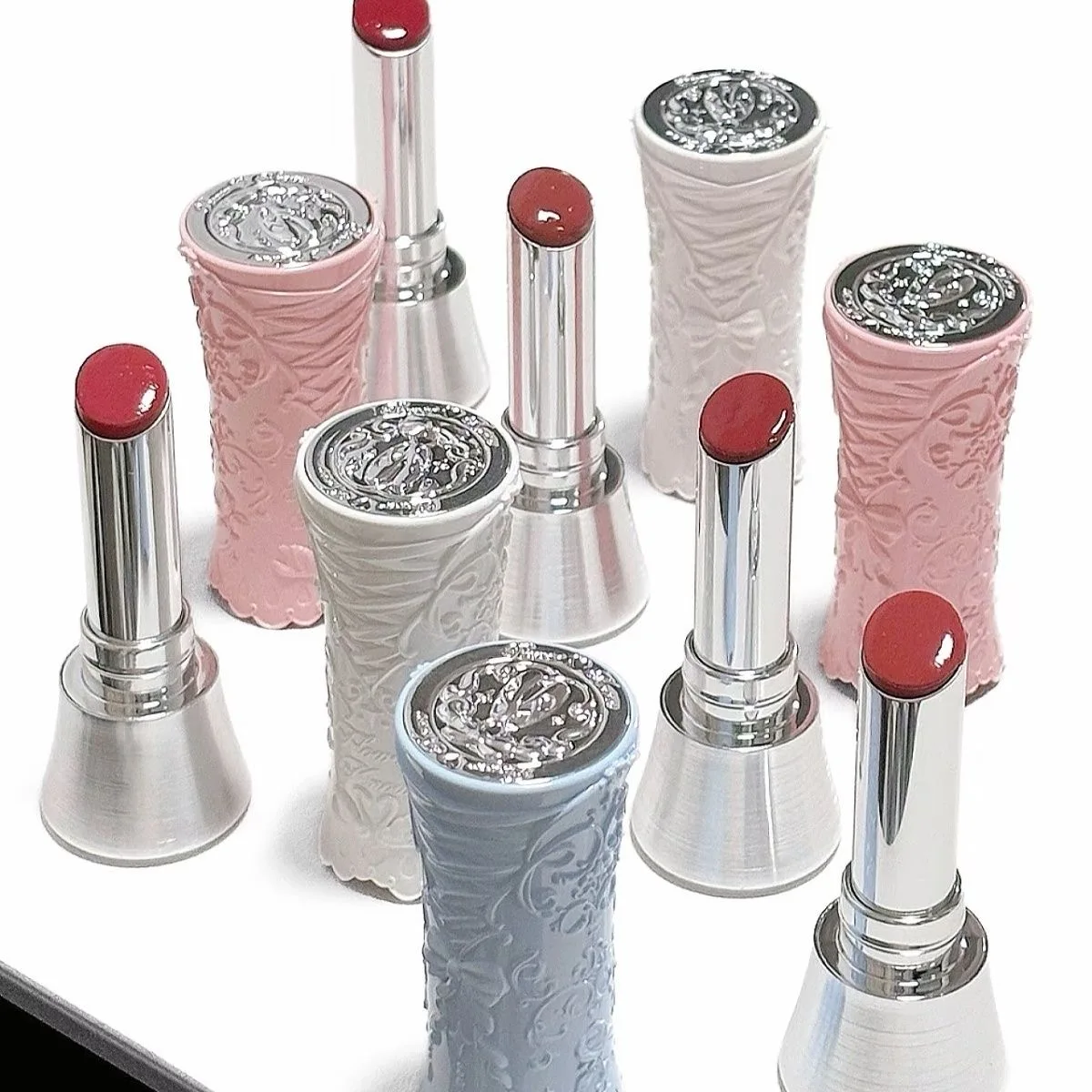 Flowerknows Lipstick Swan Ballet Solid Lip Glaze Mirror Lip Stick Vitamin  Profesional Lipgloss Moisturizing Korean Lip Tint