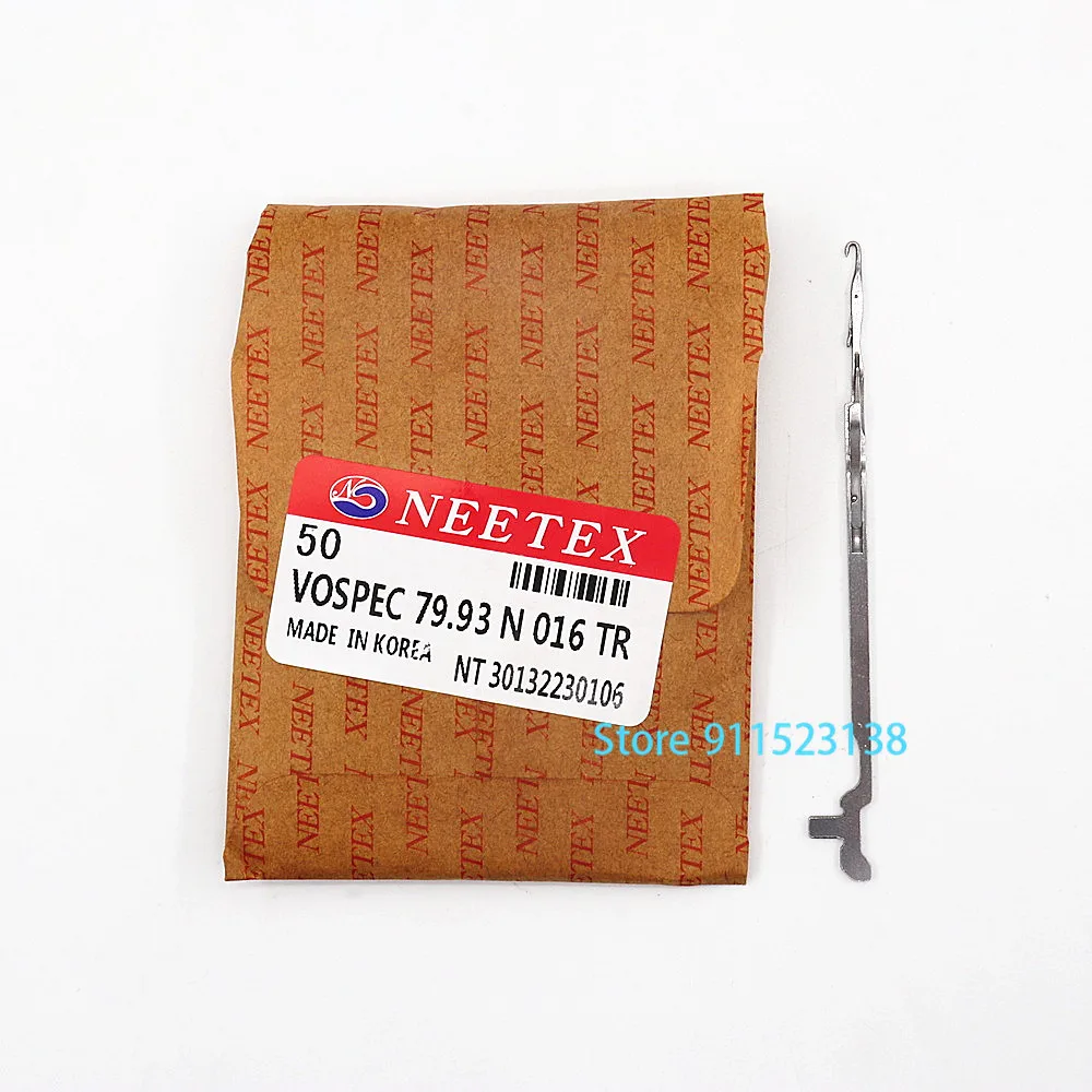 NEETEX 뜨게 기계용 뜨게 바늘, 한국 정품, VOSPEC 79.93 N 016 TR, 500 개