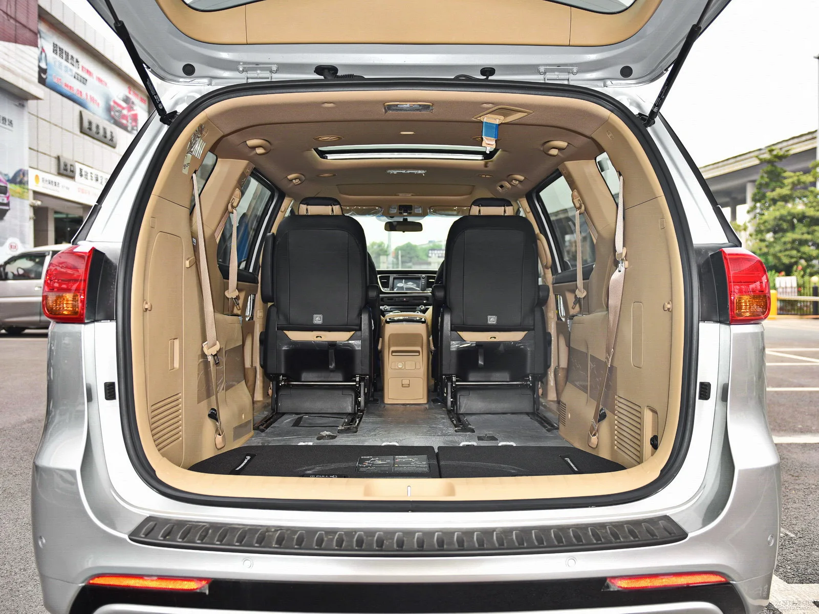 

2PC Damper For 2014-2021 Kia Carnival Grand Sedona YP MPV with Power Gate Rear Tailgate Boot Gas Spring Struts Prop Lift Support