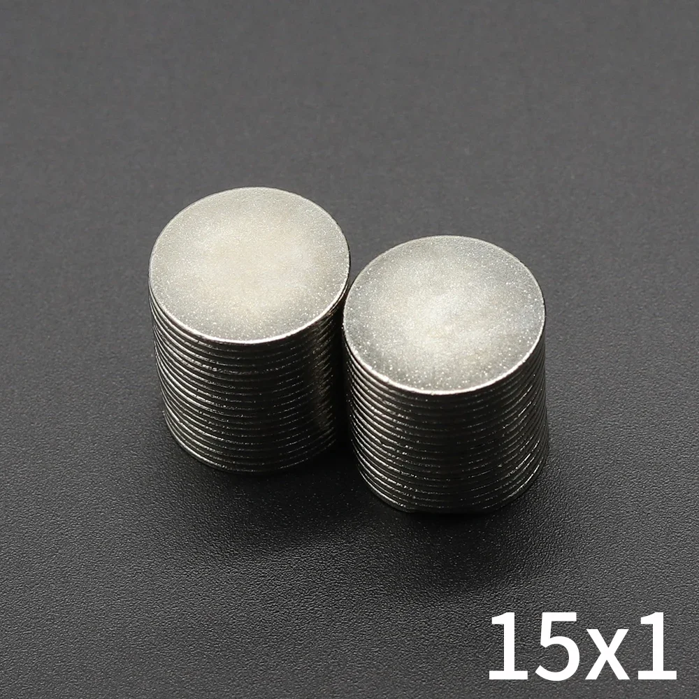 

15X1MM Round Super Strong Magnet Powerful Neodymium Magnets N35 NdfeB Permanent Magnetic imanes Refrigerator Magnet