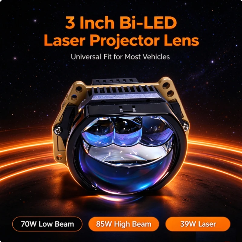 3.0 Inch Car Matrix Bi Led Projector Lenses HeadLights Hella 3R G5 For H4 H7 9005 9006 Car Headlamps LED Light Car Accessories
