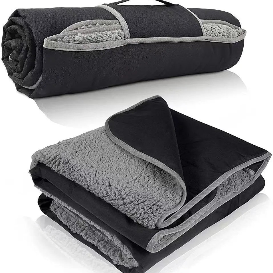 Portable Thickened Blanket, Outdoor Waterproof Camping Warm Blanket, Washable Outdoor Trip Wild Camping Blanket