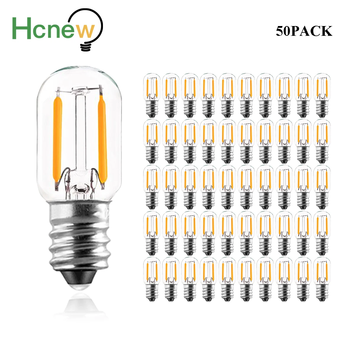 

T20 1W Dimmable Edison Led Bulbs E14 2200K 2700K 4500K 6000K Refrigerator Mini Lamps Retro Tubular Led Filament Bulb 220V