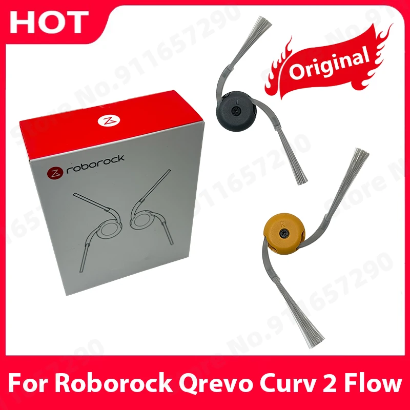 Original For Roborock Qrevo Curv 2 Flow Spare Parts Side Brush Motor A pair of L and R Motor Robot Vacuum Cleaner Accessories