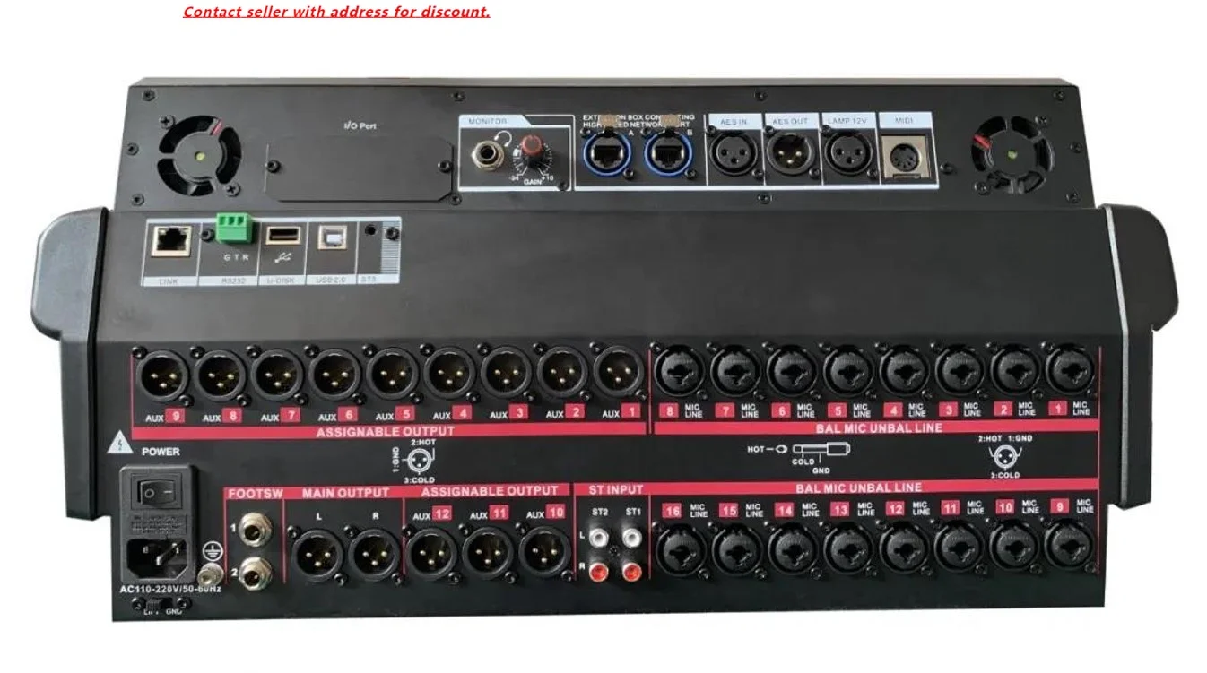 OEM MX-20 Professional Audio Interface Digital Mixer Built-in DSP Digital Effects Multitrack Music 20Channel Audio Console