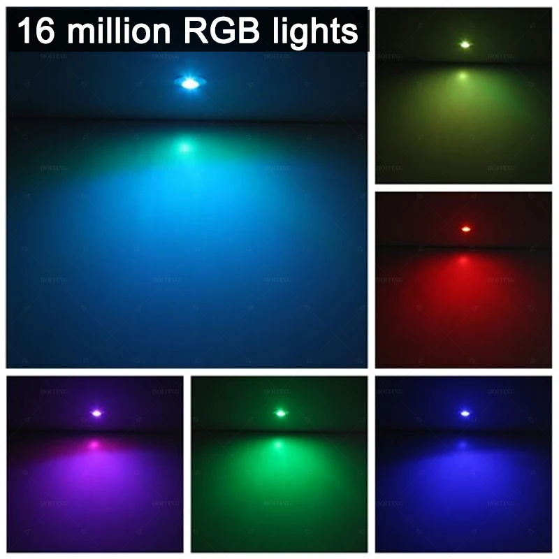 Zigbee GU10 LED Bulb Lamps Smart Light 7W RGBCW Dimmable Spotlight Works With Alexa Google Assistant Smartthings 110V 220V