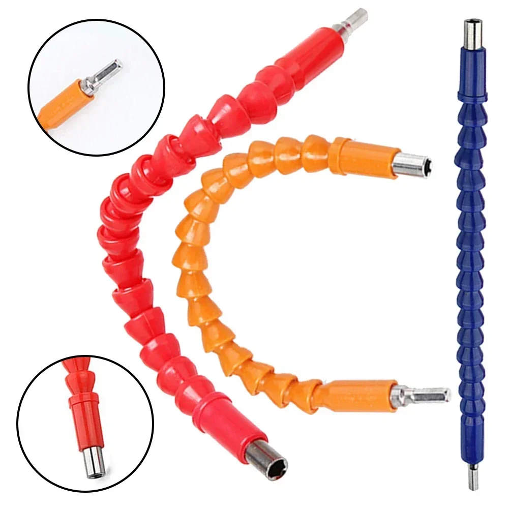 Portapunte di prolunga per punte da trapano con albero esagonale flessibile da 11,6 pollici 295 mm con utensile elettrico per trapano elettrico con albero di trasmissione a connessione magnetica