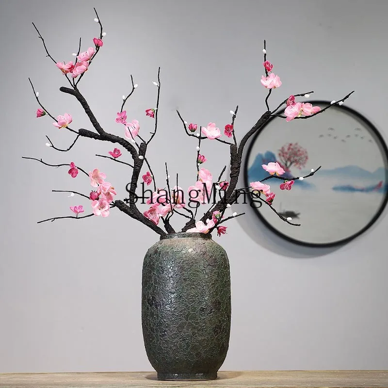 

SM ceramic vase ornament living room TV cabinet entrance flower arrangement model house home decoration