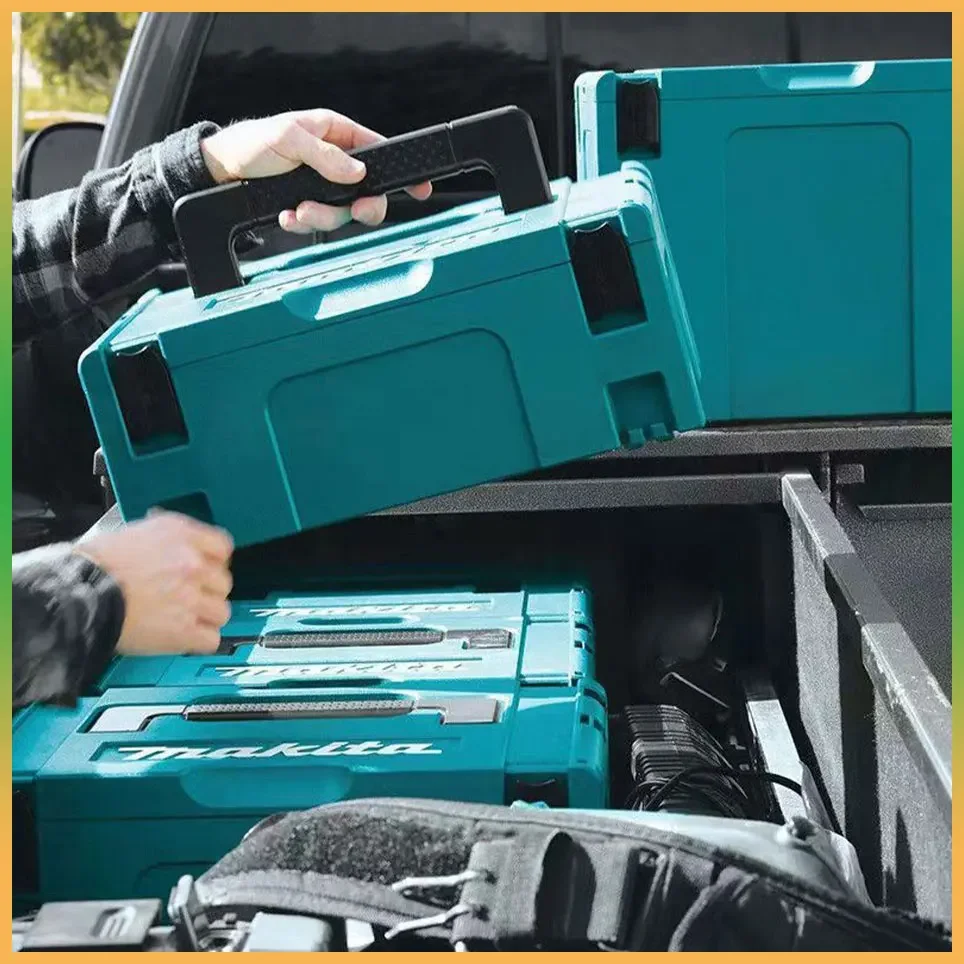 Makita Makpac Stapelen Connector Tool Case Type 1 396X296X105 Voor DA331D DF030D DF330D HP330D TD090D TW100D HP1631 HP1640