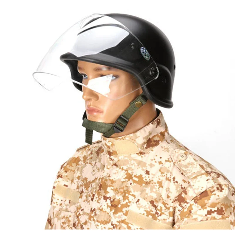 M88 PASGT Kelver Tactical Helmet With Clear Visor Men Cycling Outdoor Sports Skate Hunting Helmet Casco Ciclismo