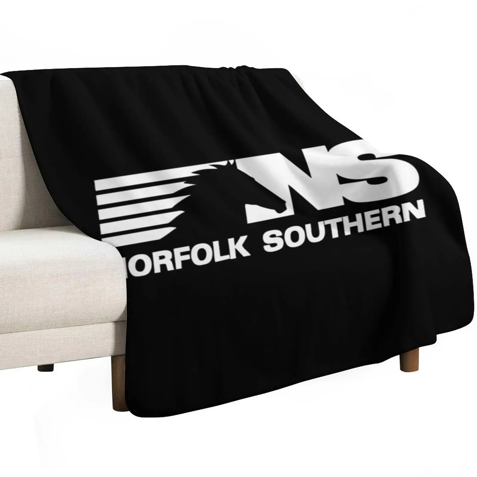Norfolk Southern Throw Blanket Large Cute Plaid Blankets For Bed Personalized Gift Bed Fashionable Hairy Blankets