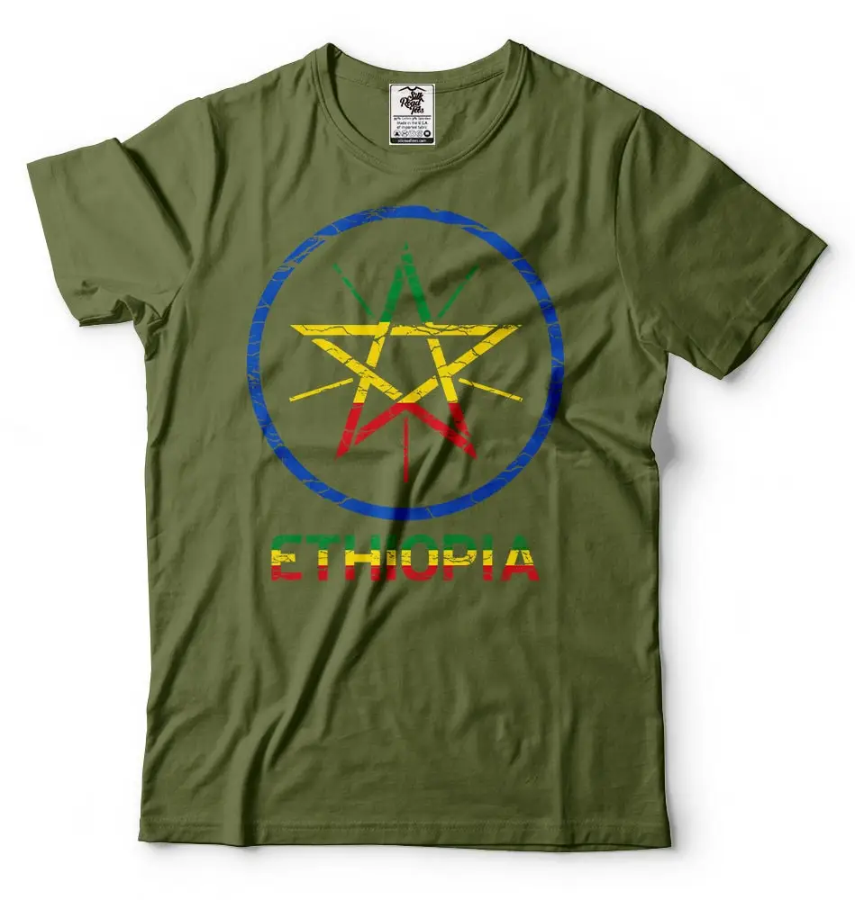 Ethiopia T Shirt Ethiopian Diaspora Nationality Patriotic