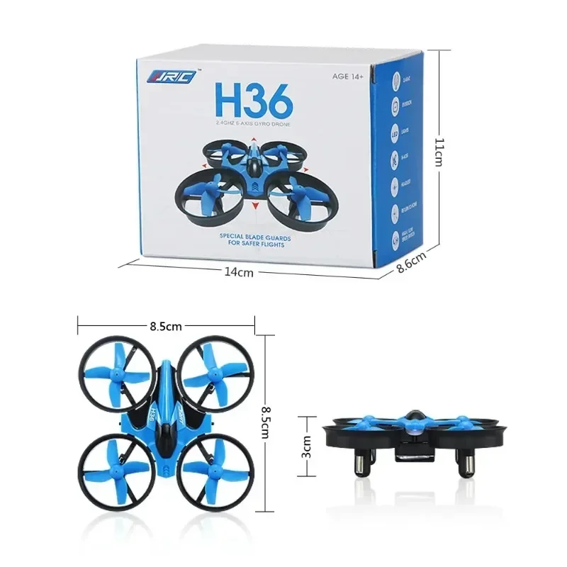 JJRC H36 4CH Mini RC الطائرة بدون طيار وضع هليكوبتر 6-محور 360 درجة الوجه التحكم عن بعد كوادكوبتر مع أضواء LED