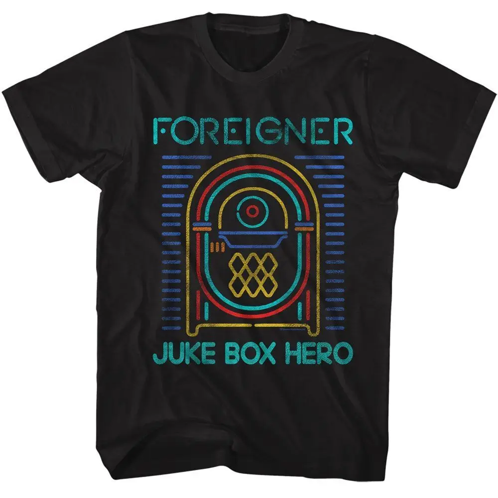 

Foreigner Juke Box Hero Music Shirt
