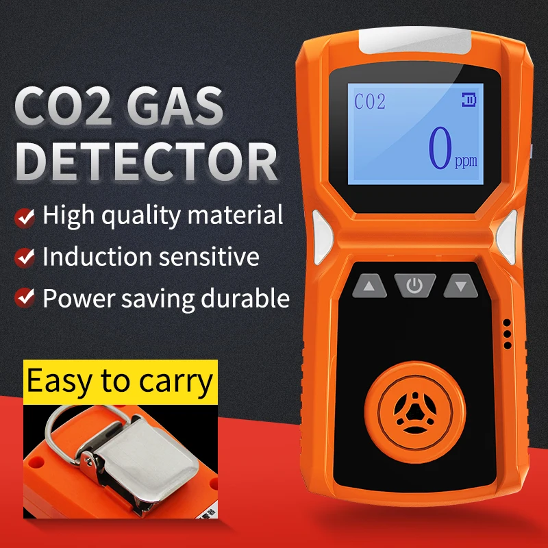 Co2 Meter Carbon Dioxide Detector Monitor Measuring Device Alarm Gas Detector Co2 Analyzer Sensor Professional High Precision