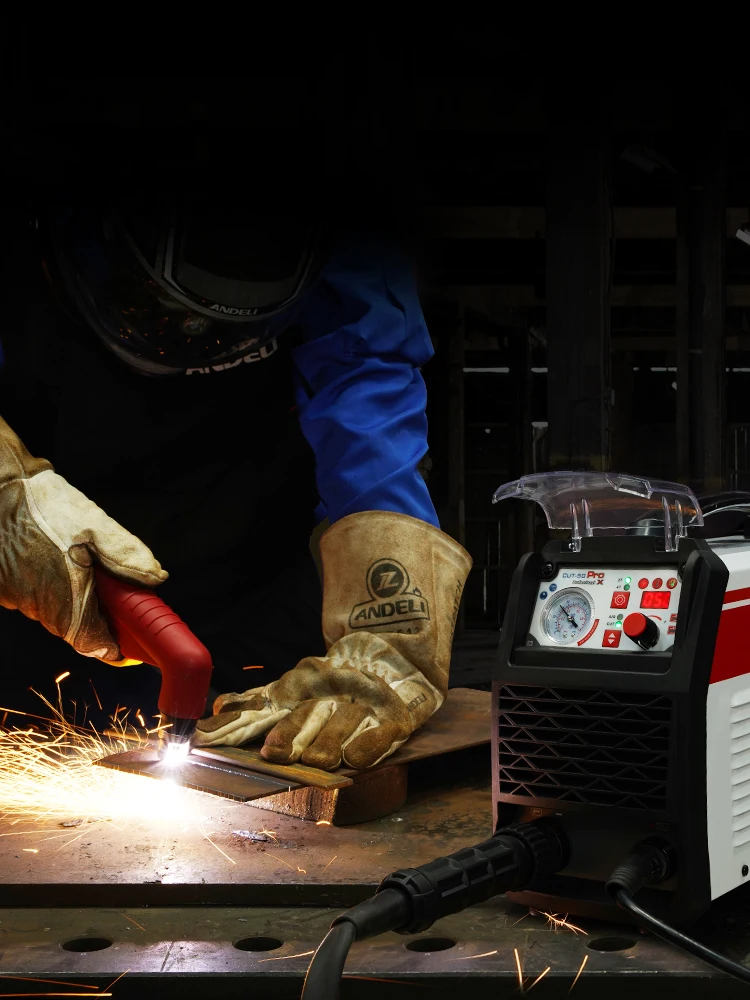 ANDELI CUT-50 Pro XS 110v 220vPROX Ingebouwde compressor Plasmasnijder Gesneden lasmachine