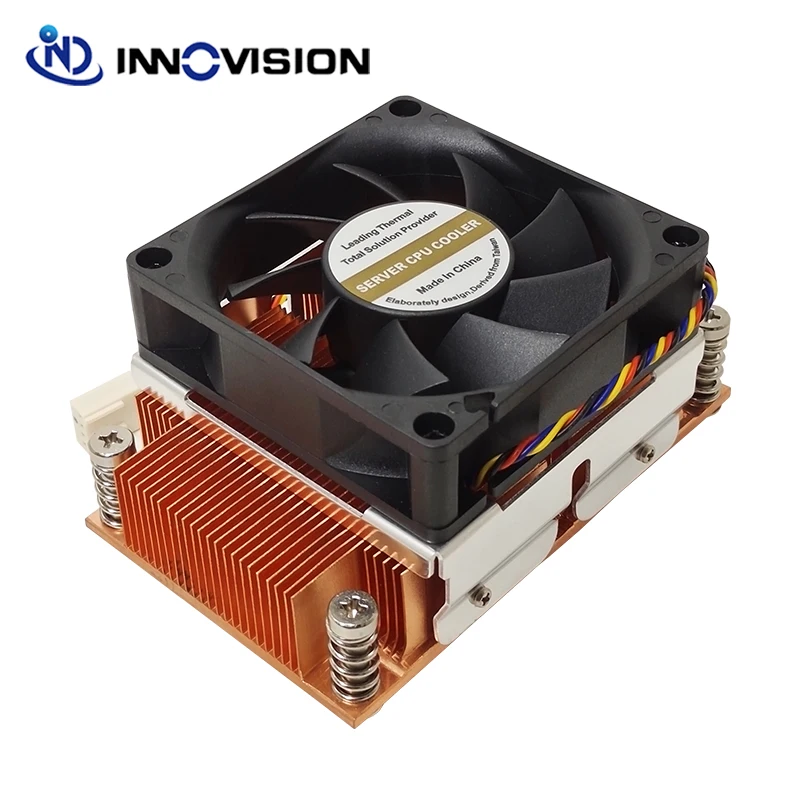 

New LGA2011 Narrow ILM 2U Active Server CPU Cooler With Thermal Compound For LGA2011 Rectangle ILM (94*56 hole distance) Socket