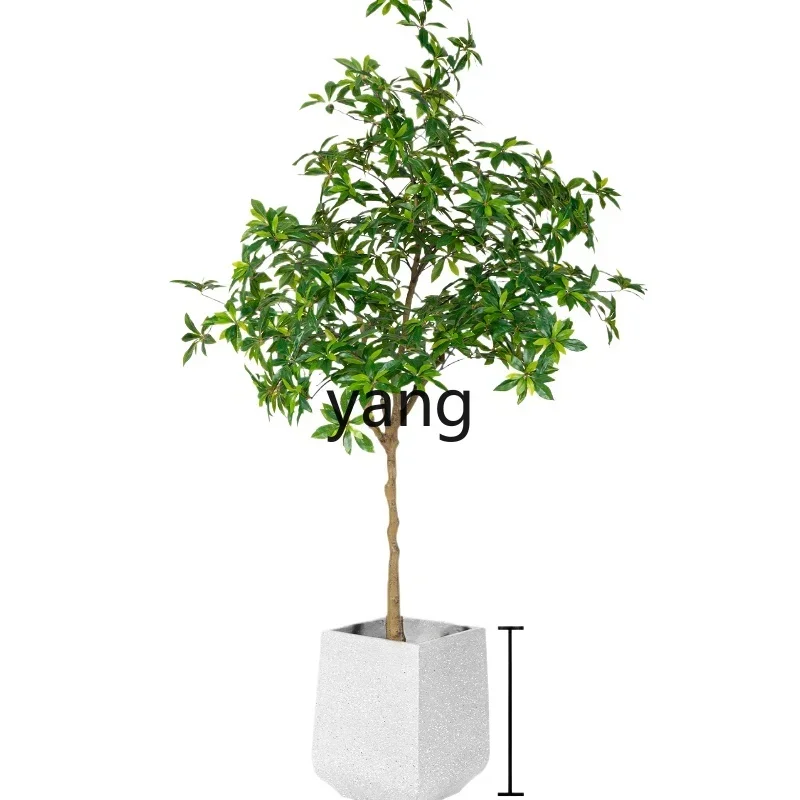 

LMMSimulation Plant Decoration Indoor Living Room Large Bionic Green Plant Fake Trees Potted Plant