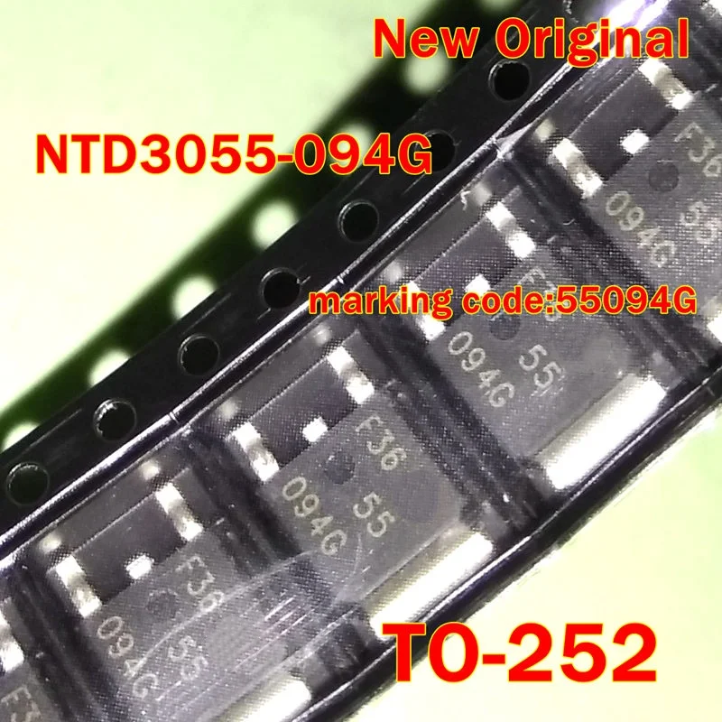 

1Pcs to 100Pcs Ntd3055-094G To-252 New Original Marking Code:55094G Power Mosfet 12 A, 60 V