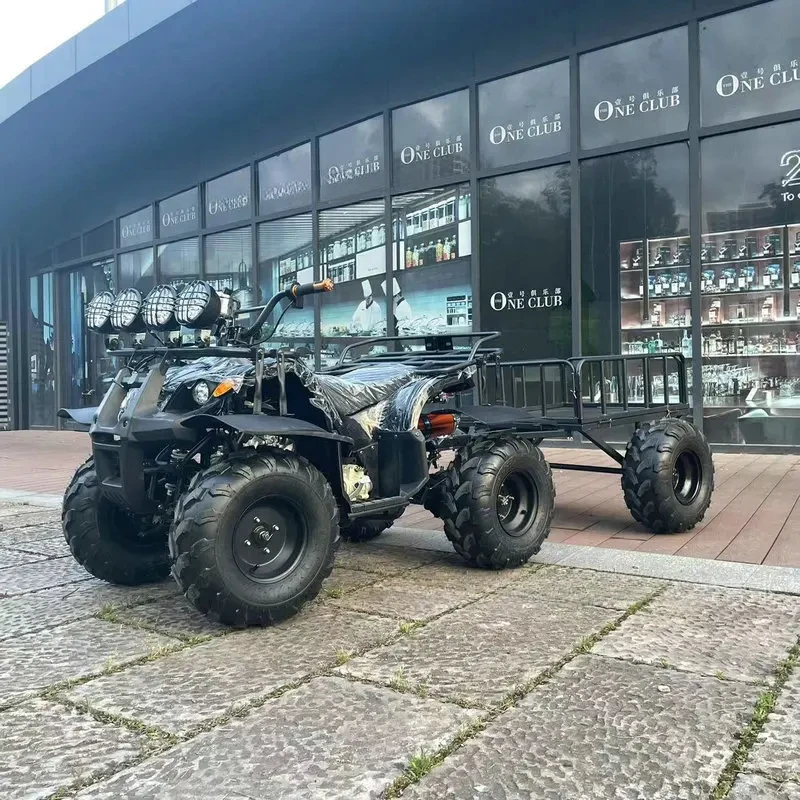 All-terrain Mountain Off-road Motorcycle Little Bull Six-wheeled with Bucket Detachable Farm Vehicle