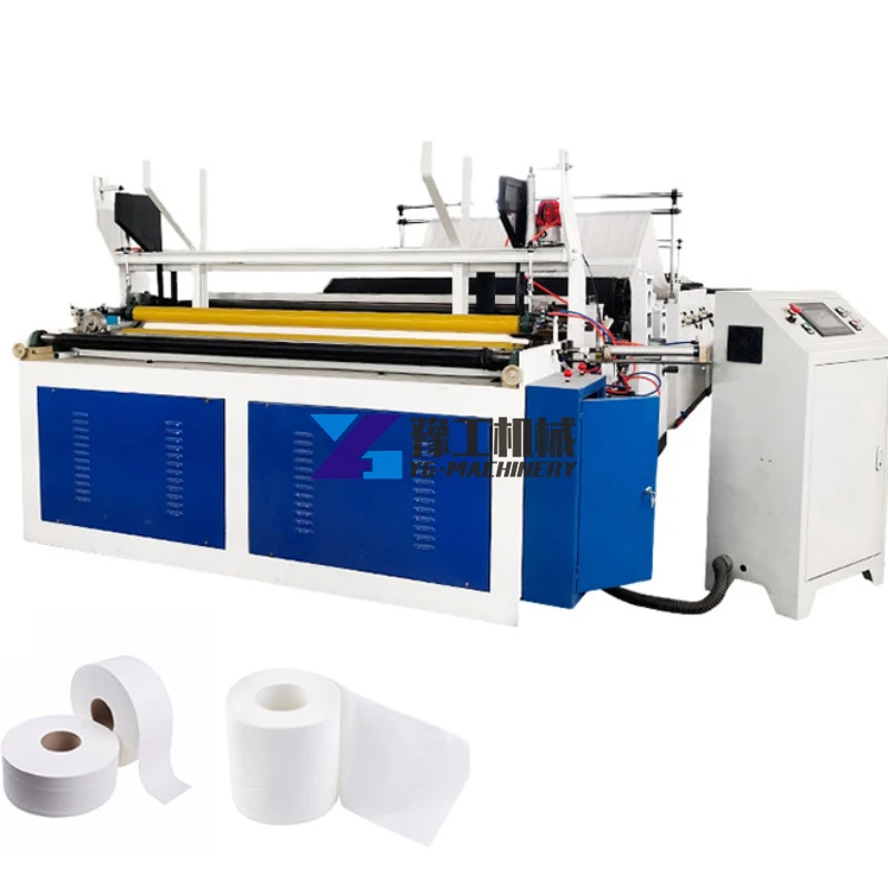 Fully Automatic Small Toilet Tissue Paper Roll Making Machine Production Line