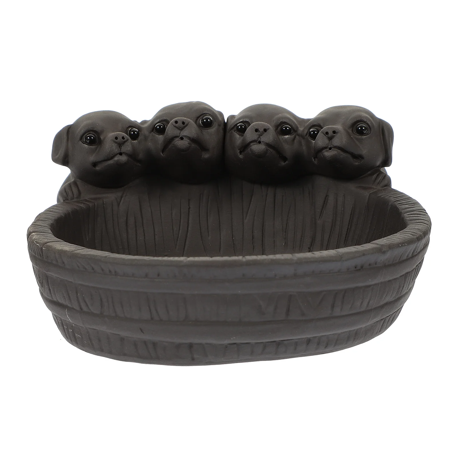 

Cartoon Tea Pet Mini Flower Pot Handmade Ornament Home Decoration Desktop Hydroponic Flower Pot Holder Cartoon Tea Pet