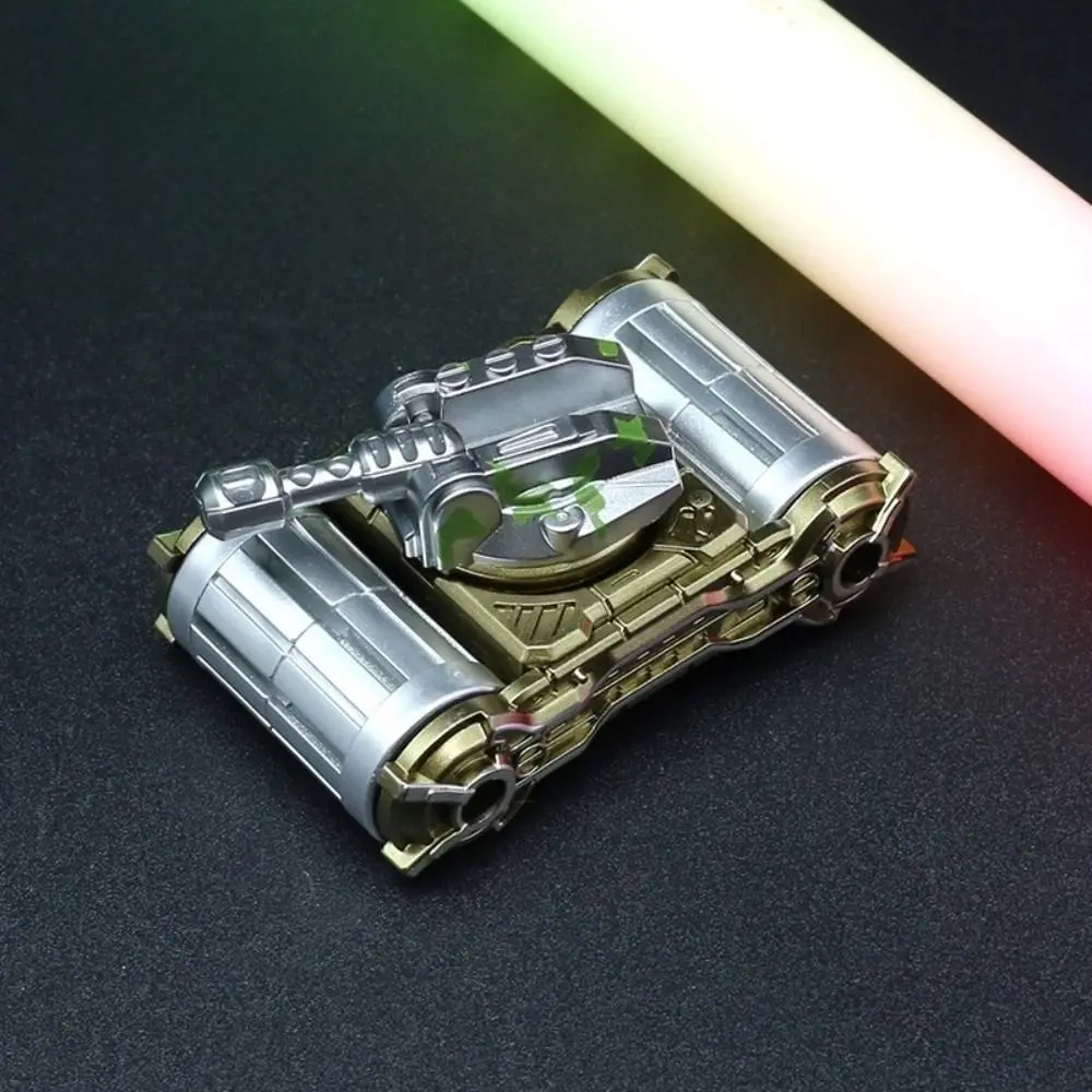 Neuer Fidget Spinner in Tankform zum Stressabbau 360° °   Drehbarer Antistress-Spinner aus Kunststoff mit Gyro-Ratsche für Erwachsene