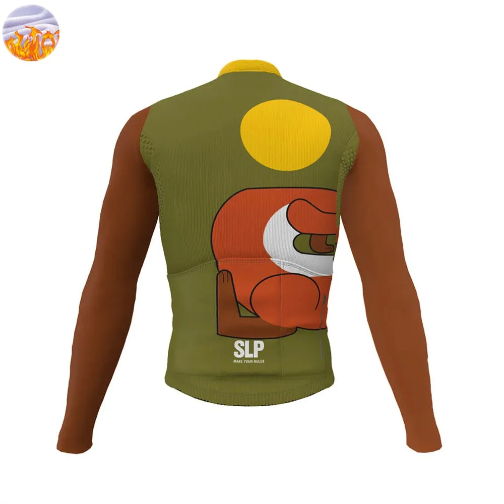 

Slopline Зимняя термофлисовая велосипедная куртка Топ MTB Bike Outdoor TEAM Мужская велосипедная одежда Рубашка с длинными рукавами Униформа новая