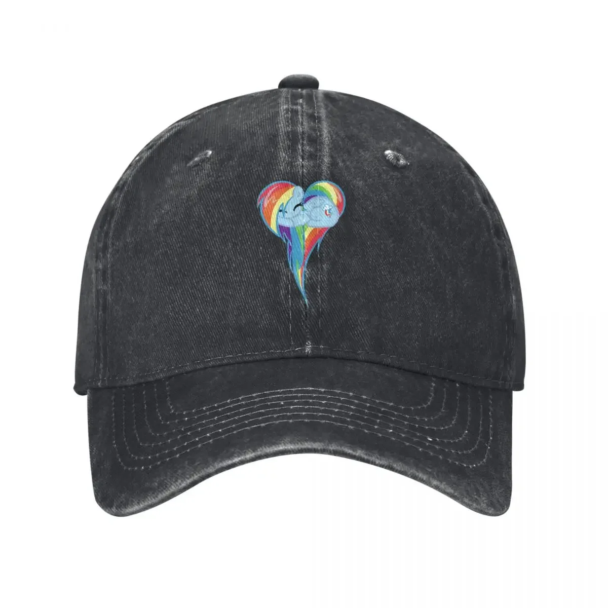 Heart Of Rainbow Dash Racerback Baseball Cap Cotton Hats Cowboy Caps Unisex