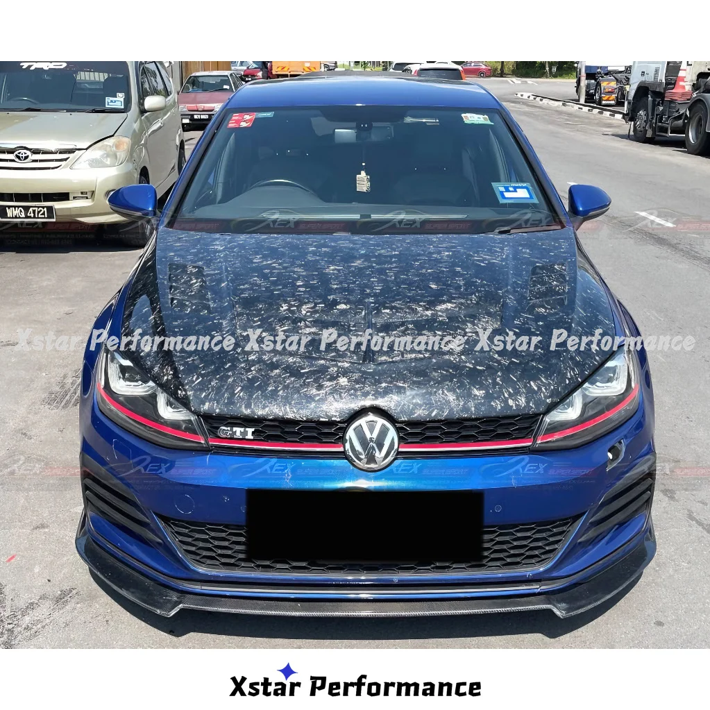 Vrs Vari Style Forged Carbon Fiber Hood Bonnet For VW Golf 7 7.5 2014-2018