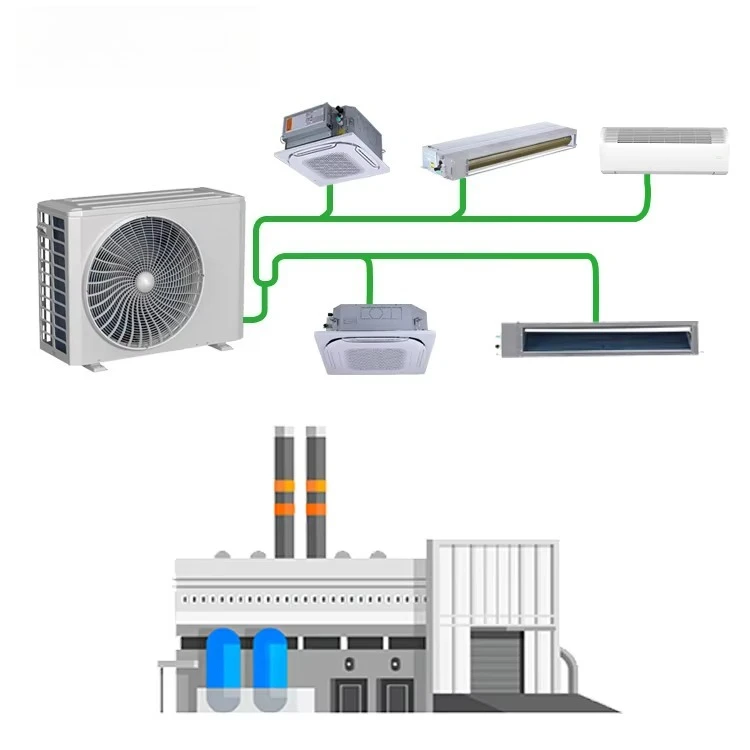 Low MOQ One-way Cassette R410a Wifi Cooling and Heating Mini Smart Multi Split AC 50/60hz 7K Btu Air Conditioner