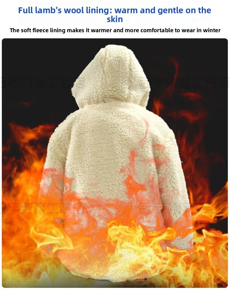 

useful Cycling Clothes Winter Extra Thick Cold-proof Clothes Windproof Frost-proof and Wear-resistant