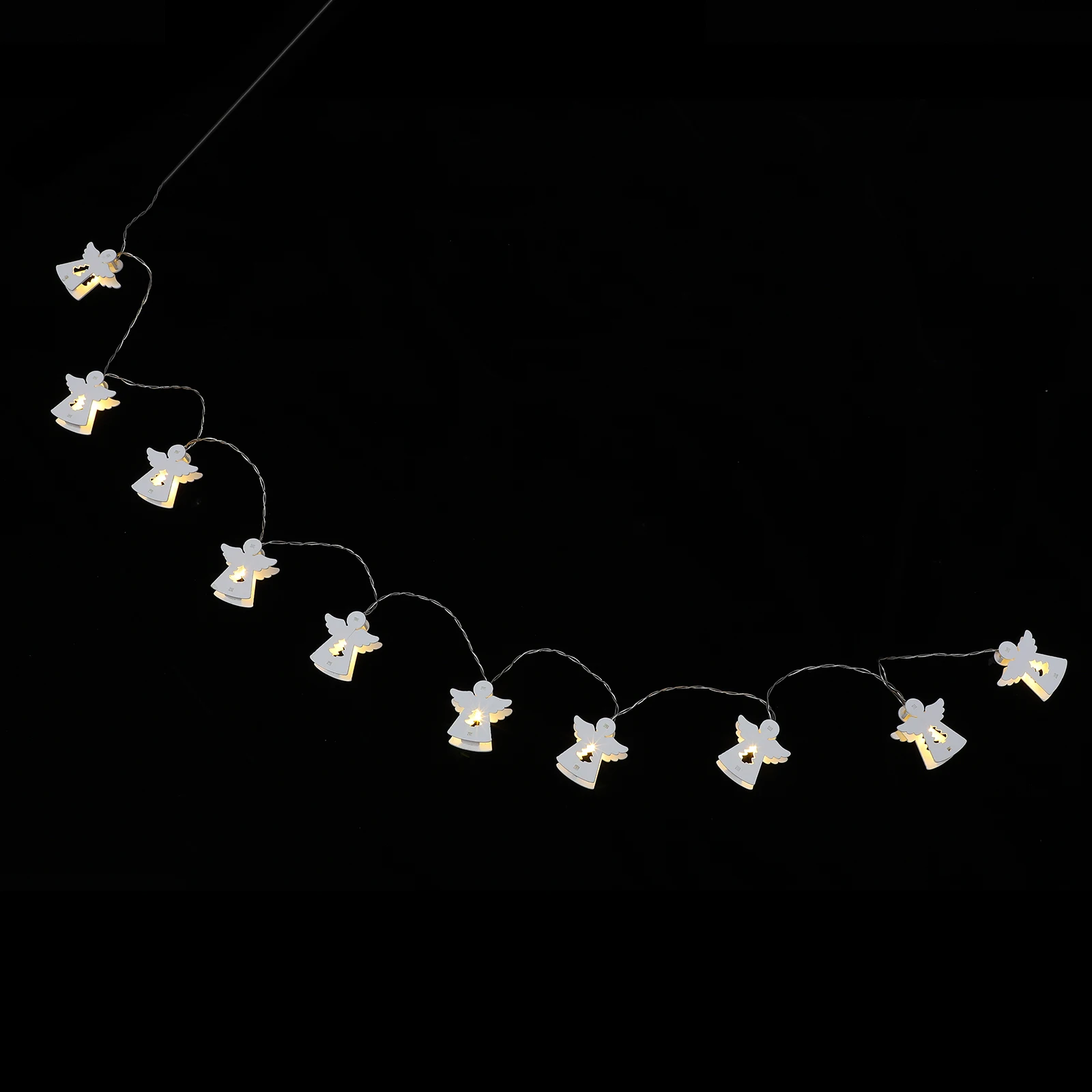 1 قطعة الإبداعية الجوف الملاك ضوء سلسلة دافئة مريحة مصباح للزينة لعيد الميلاد المشهد عطلة حفلة حديقة غرفة المعيشة #1