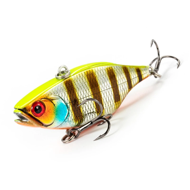 

3pcs 6cm12g Vibration TEMPTER Long Casting Sinking Fishing Lure VIB Winter Fishing Lipless Hard Bait for Pike Bass