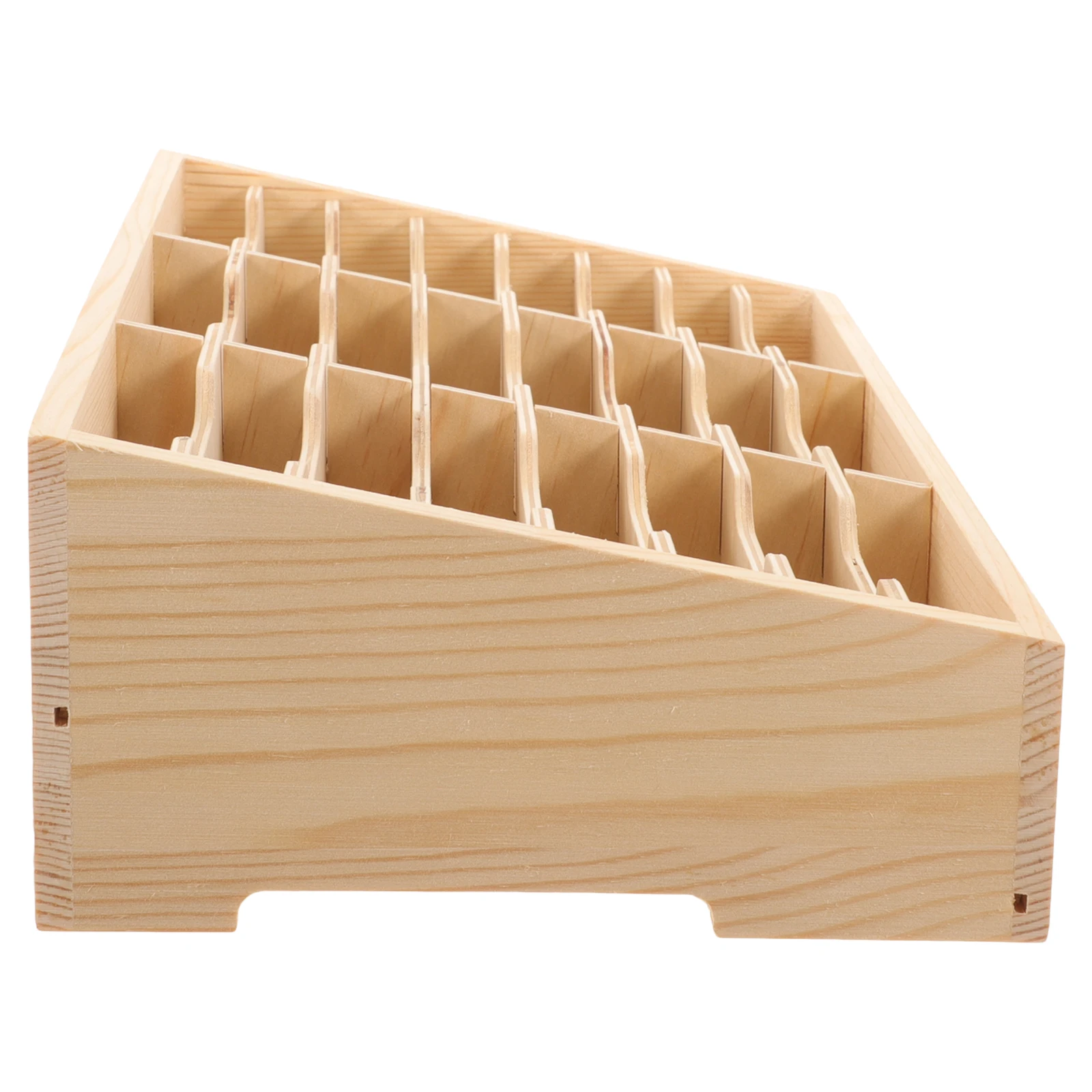 Multi-Grid Telefon Rack Lagerung Box Büro Treffen Klassenzimmer Organizer Telefon Holz Halter Vitrine