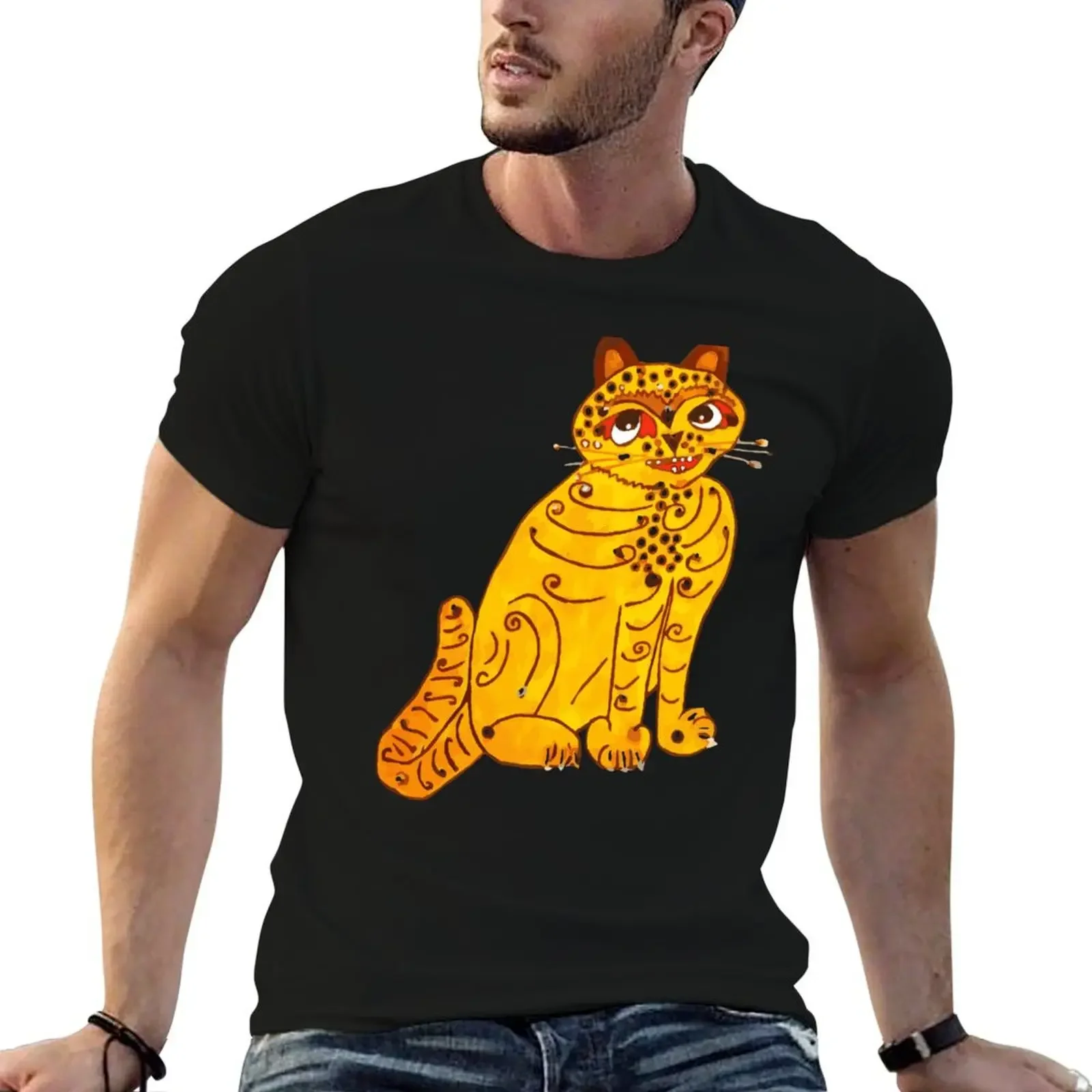 

Anni-Frid’s Cat Dress (ABBA) T-Shirt plus size clothes fashion shirts boys animal print street wear clothes for men