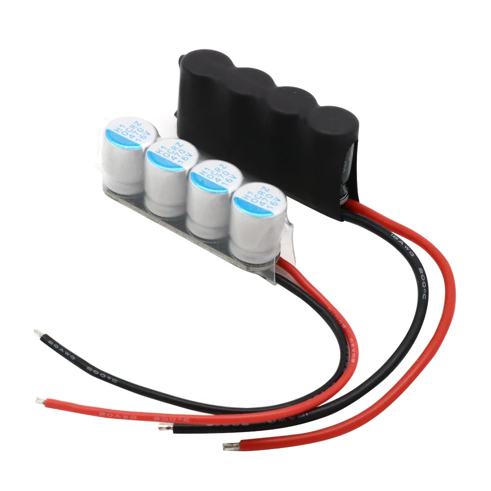 Hobbywing Low-impedance Capacitor Module 2 / 4 for Ezrun Xerun Car ESC Super Capacitor Module #4 #2 Module 470u/35V*4PCS 5.0