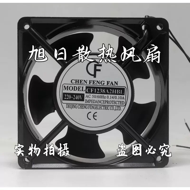 for CF12038A2HS for CF1238A2HBL Original AC Cooling Fan 220-240VAC 0.14A High Performance Industrial Blower Replacement