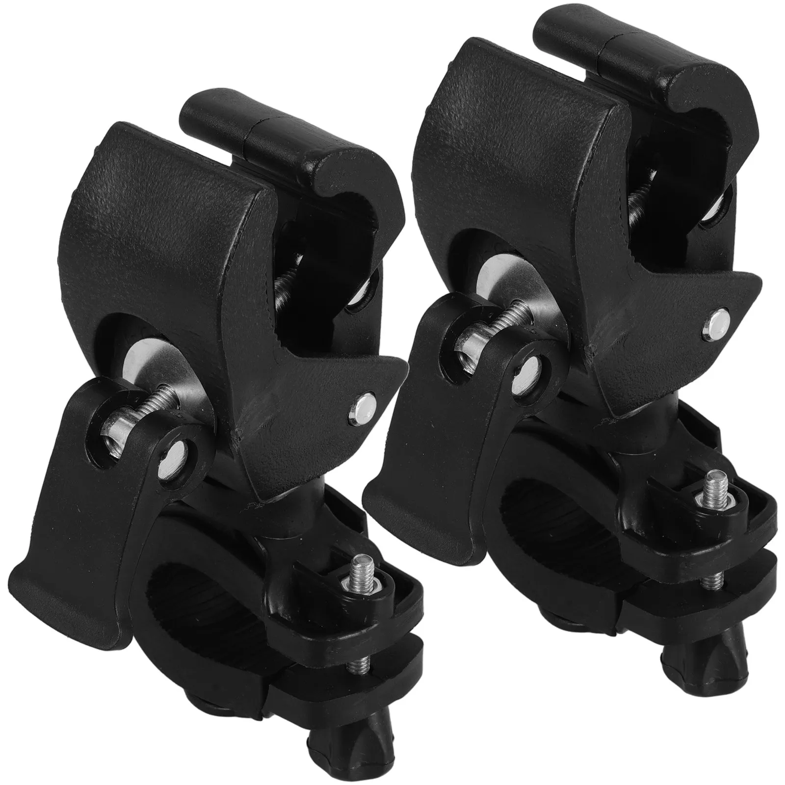 2Pcs Cane Holder Wheelchair Crutch Bracket Lightweight Plastic Fixing Accessories Durable Smooth Surface Long Life Easy Install