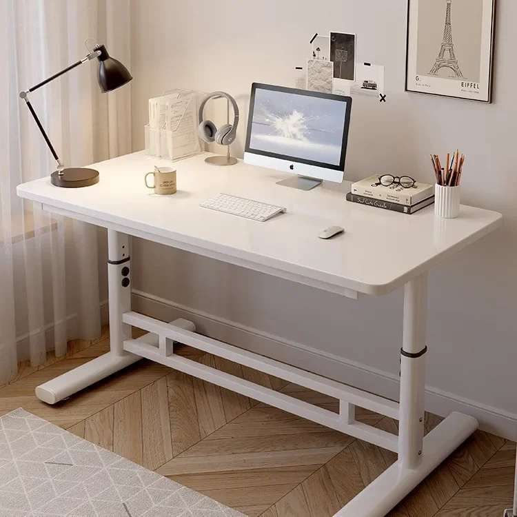 Modern Lifting Computer Desk for Study for Home Easy Installation Thickened Panel Reliable Performance Reinforced Frame