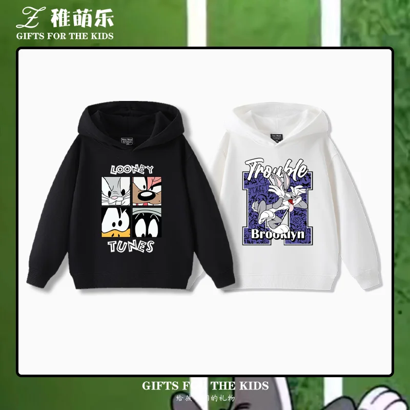 البق الأرنب دافي داك مطبوعة مقنعين البلوز للبنين والبنات الخريف والشتاء أفخم لطيف عارضة كل مباراة الملابس العصرية